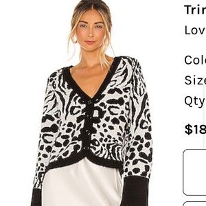 COPY - Lovers and friends animal print sweater!!